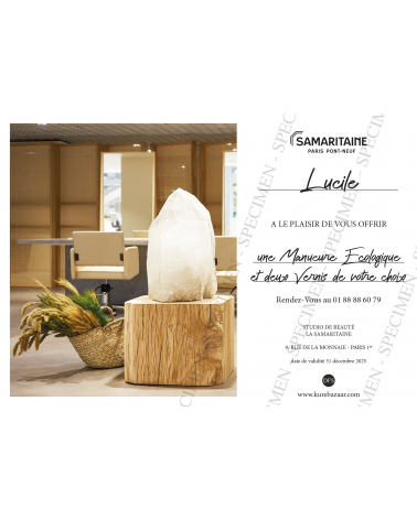 Bon cadeau Manucure Kure Bazaar La Samaritaine