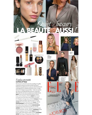 Vu dans la presse Elle French Rose Glow Kure Bazaar vernis bio