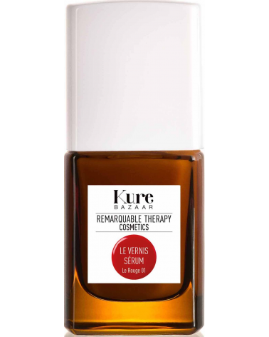 Le Vernis Sérum Rouge 01 Remarquable Therapy Cosmetics Kure Bazaar Paris Le vernis soin qui répare les ongles abîmés