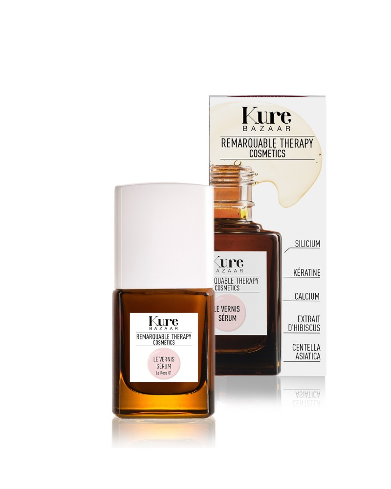 Vernis Sérum soins Kure Bazaar Rose 01