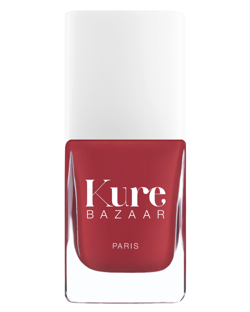 Vernis à ongles naturels Kure Bazaar, écologiques, non toxic. Kure Bazaar, vernis à ongles naturels : couleur Grenade