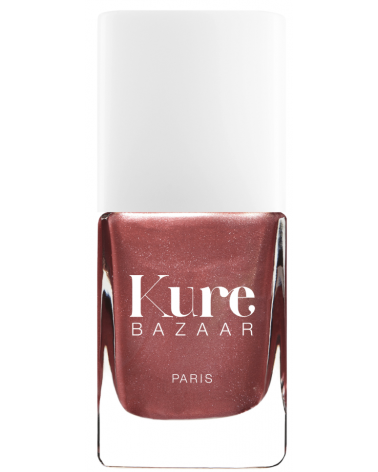 Vernis à ongles naturels Kure Bazaar, écologiques, non toxic. Kure Bazaar, vernis à ongles naturels : couleur Or Santal