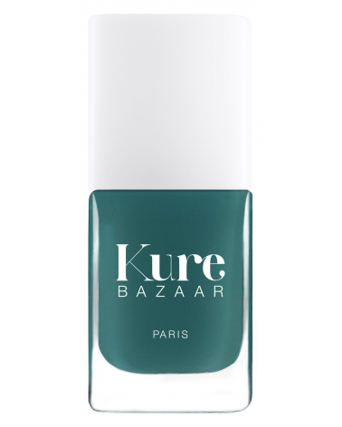 Vernis à ongles naturels Kure Bazaar, écologiques, non toxic. Kure Bazaar, vernis à ongles naturels : couleur Green Love