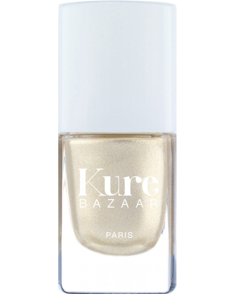 Vernis à ongles naturels Kure Bazaar, écologiques, non toxic. Kure Bazaar, vernis à ongles naturels : couleur Or Pur