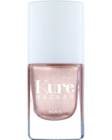 Vernis à ongles naturels Kure Bazaar, écologiques, non toxic. Kure Bazaar, vernis à ongles naturels : couleur Or Rose