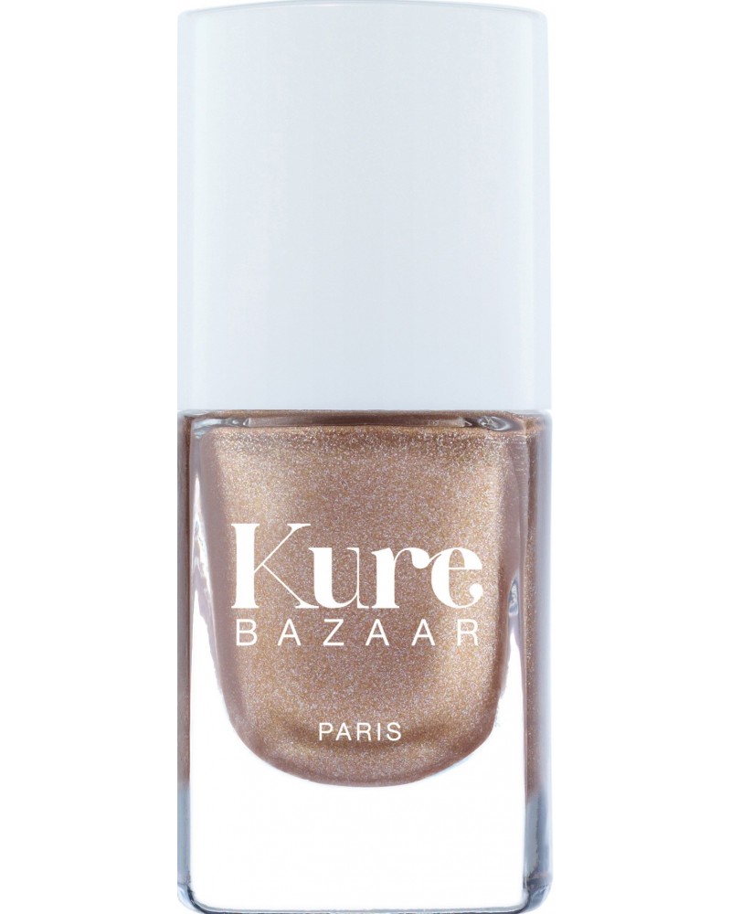 Vernis à ongles naturels Kure Bazaar, écologiques, non toxic. Kure Bazaar, vernis à ongles naturels : couleur Or Bronze