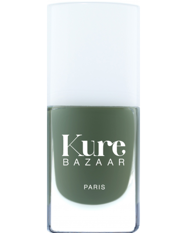 Vernis à ongles naturels Kure Bazaar, écologiques, non toxic. Kure Bazaar, vernis à ongles naturels : couleur Kaki